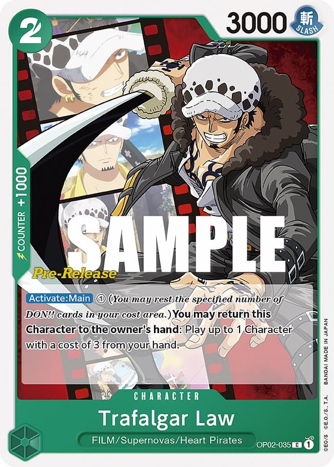Trafalgar Law — Paramount War Pre-Release Cards card