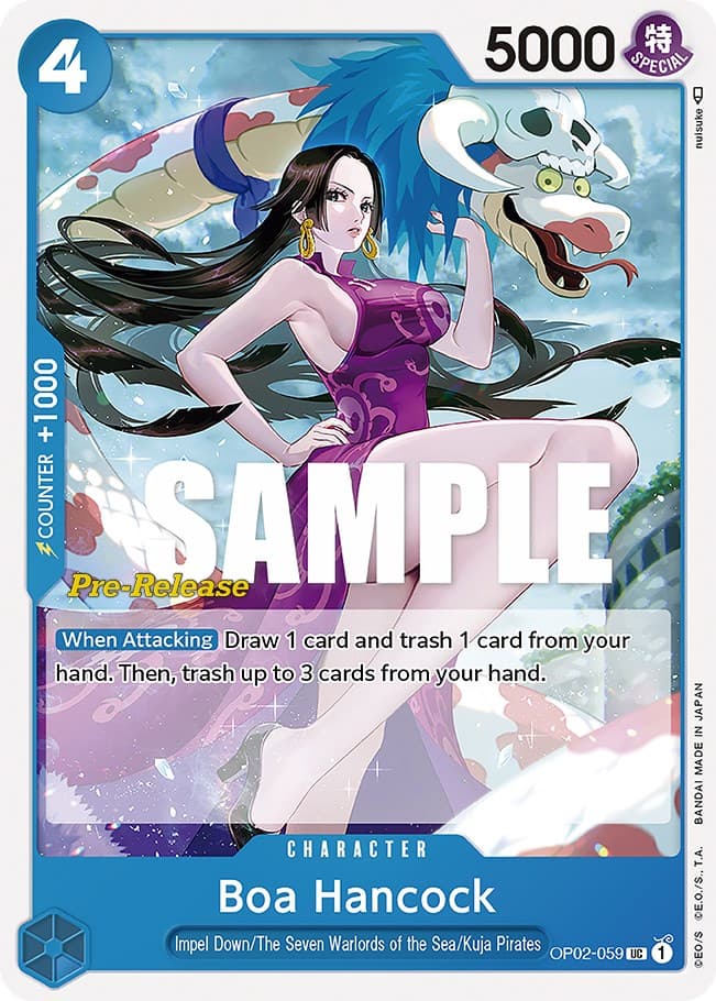 Boa Hancock — Paramount War Pre-Release Cards card