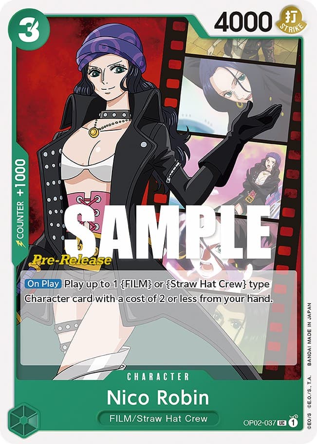 Nico Robin — Paramount War Pre-Release Cards card