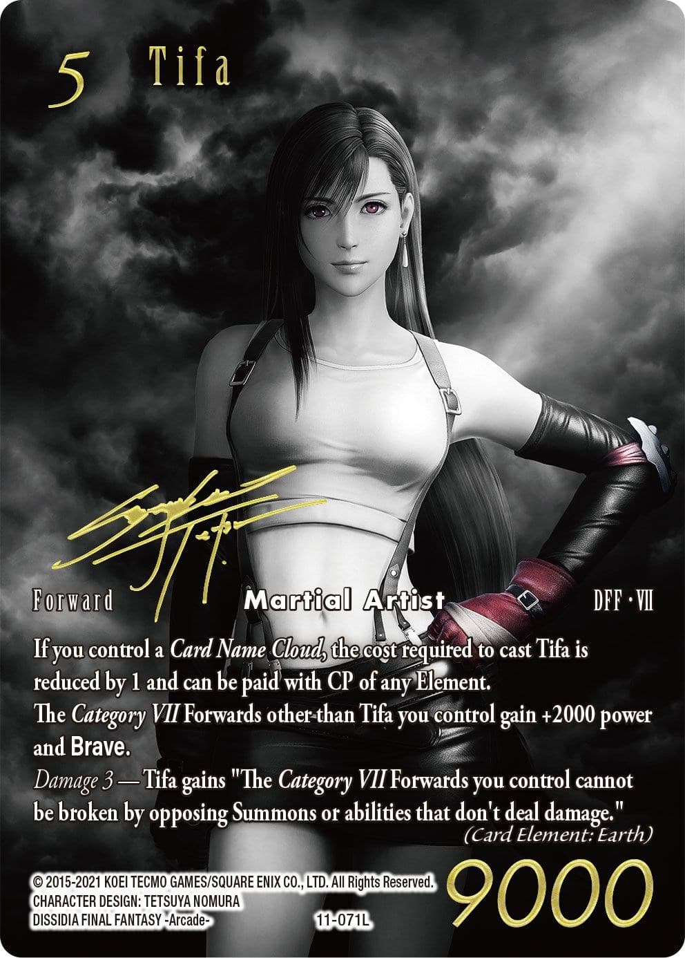 Tifa (Noir Promo) — FF: Promo Cards card