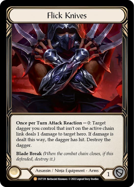Flick Knives — Outsiders card