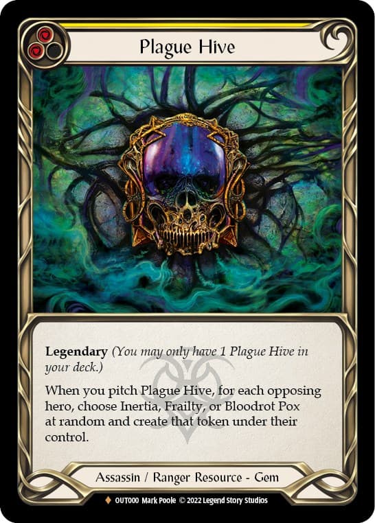 Plague Hive — Outsiders card