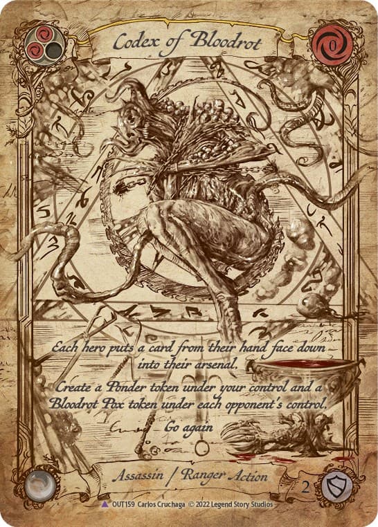 Codex of Bloodrot (Marvel) — Outsiders card