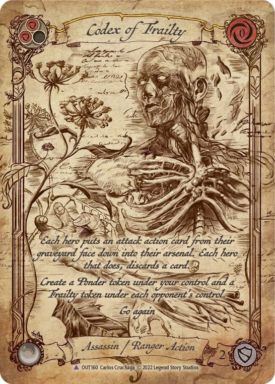 Codex of Frailty (Marvel) — Outsiders card