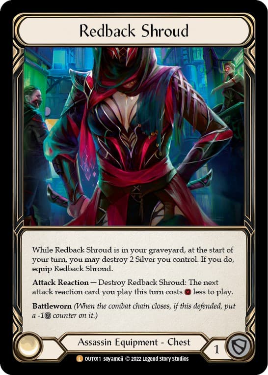 Redback Shroud — Outsiders card