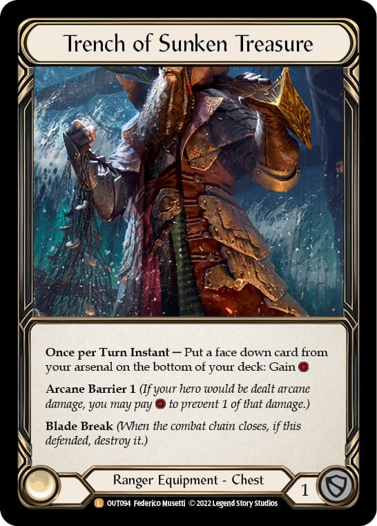Trench of Sunken Treasure — Outsiders card
