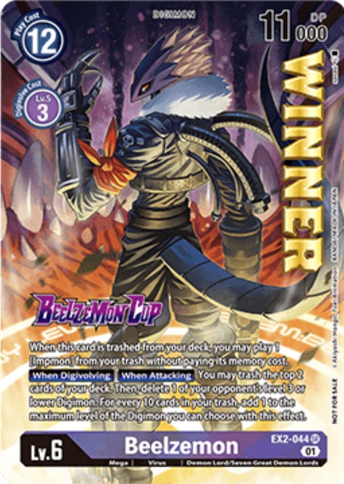 Beelzemon (Beelzemon Cup Winner) — Starter Deck 14: Beelzemon Advanced Deck Set Pre-Release Cards card