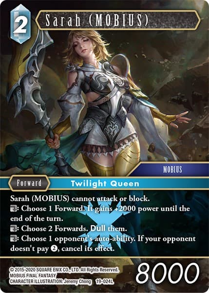 Sarah (MOBIUS) (19-024L) — From Nightmares card