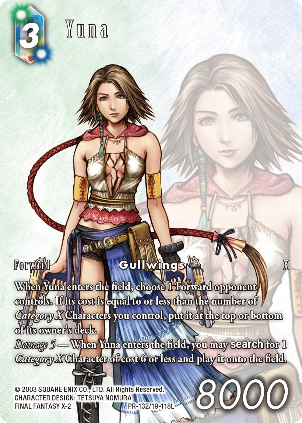 Yuna (From Nightmares Buy A Box Promo) — FF: Promo Cards card