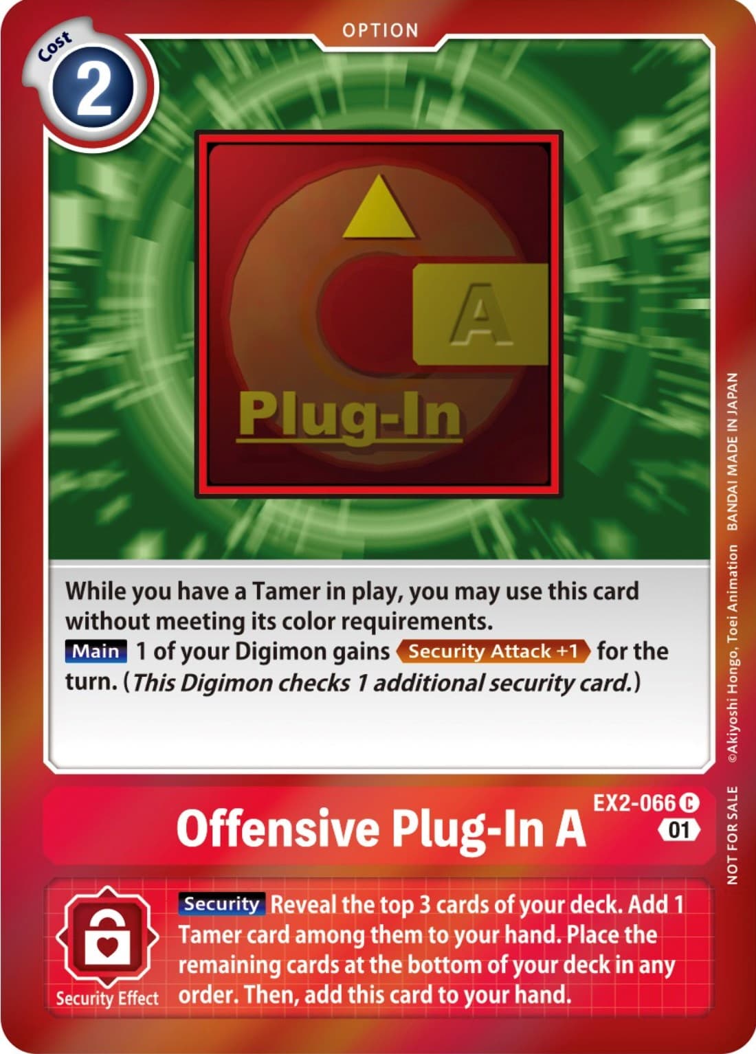 Offensive Plug-In A (Event Pack 4) — Digital Hazard card