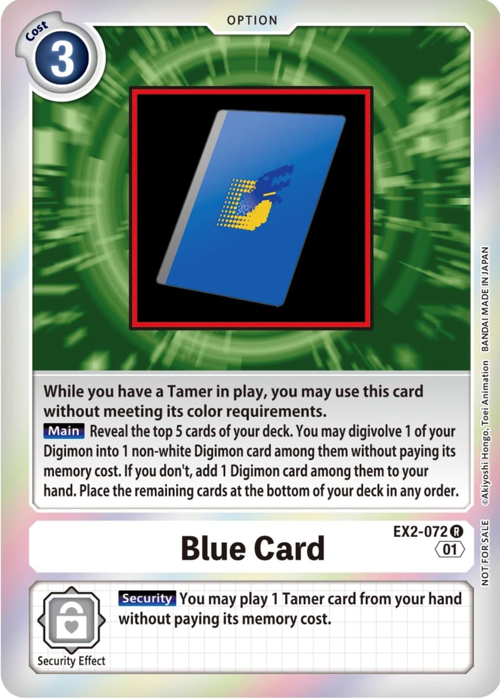 Blue Card (Event Pack 4) — Digital Hazard card