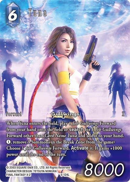 Yuna (Full Art Reprint) — From Nightmares card