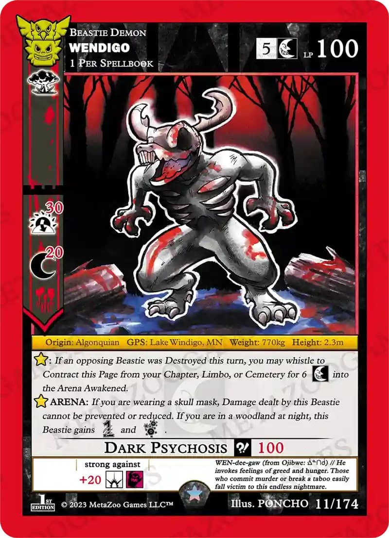 Wendigo — Native: First Edition card