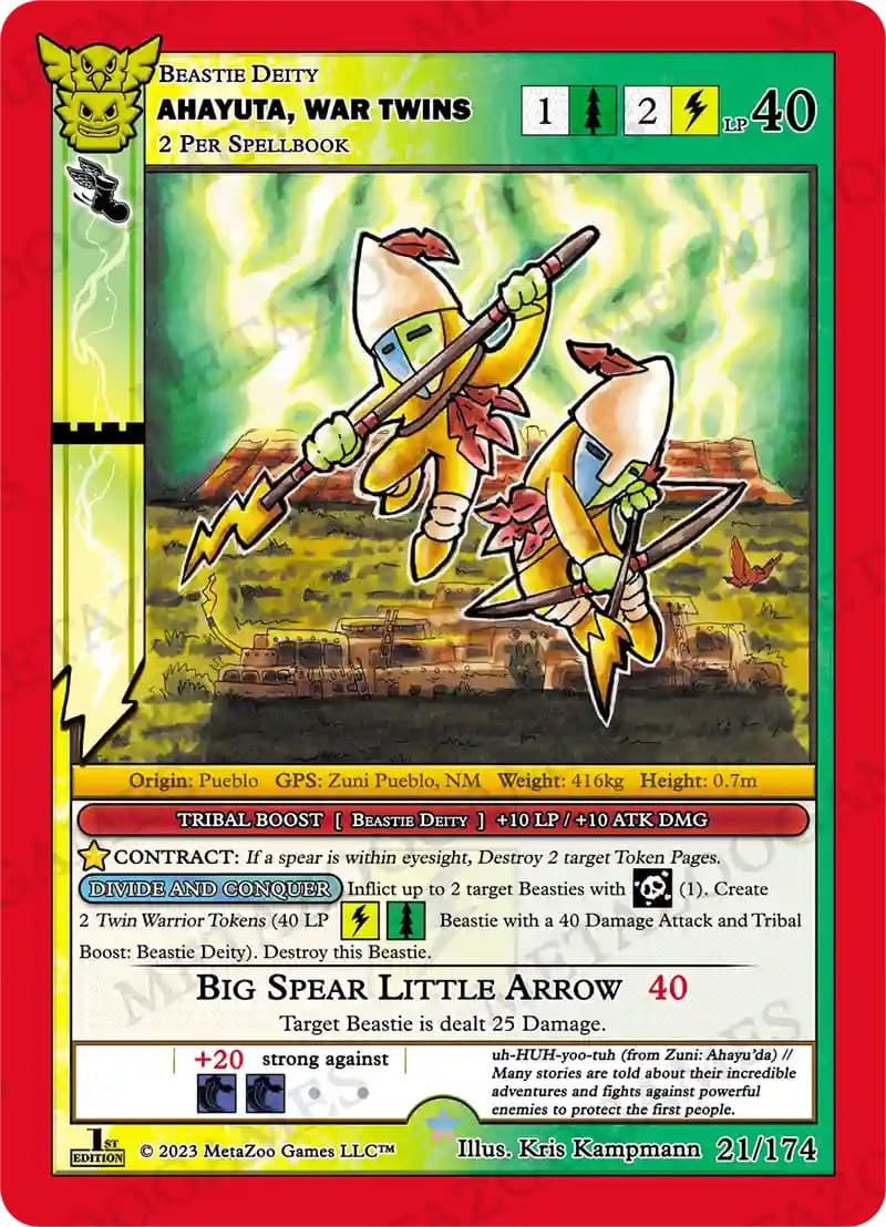 Ahayuta, War Twins — Native: First Edition card