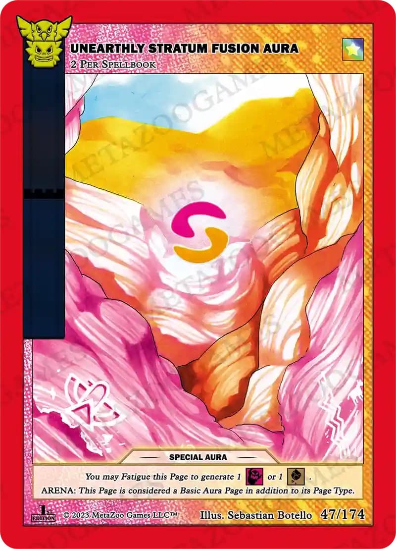 Unearthly Stratum Fusion Aura — Native: First Edition card