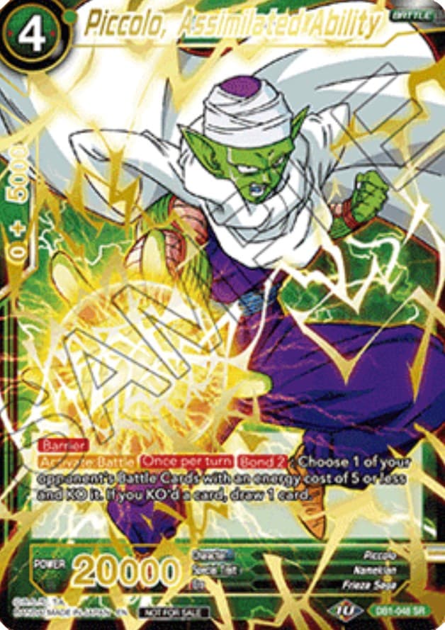 Piccolo, Assimilated Ability (Alt. Art Card Set 2023 Vol. 1) — Tournament Promotion Cards card