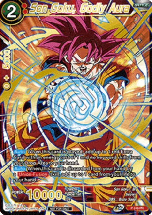 Son Goku, Godly Aura (Alt. Art Card Set 2023 Vol. 1) — Tournament Promotion Cards card