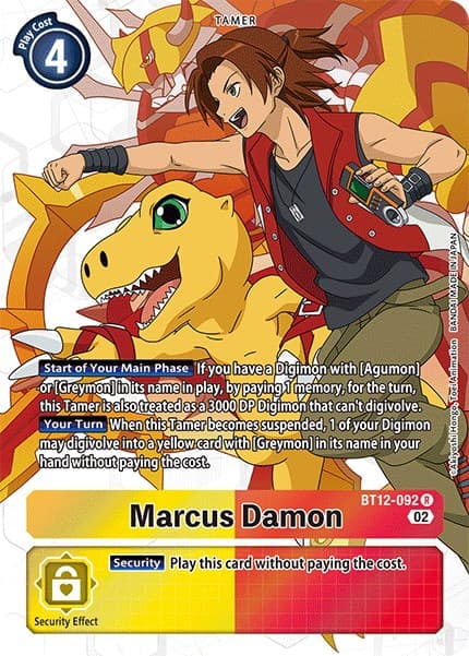 Marcus Damon (Alternate Art) — Across Time card
