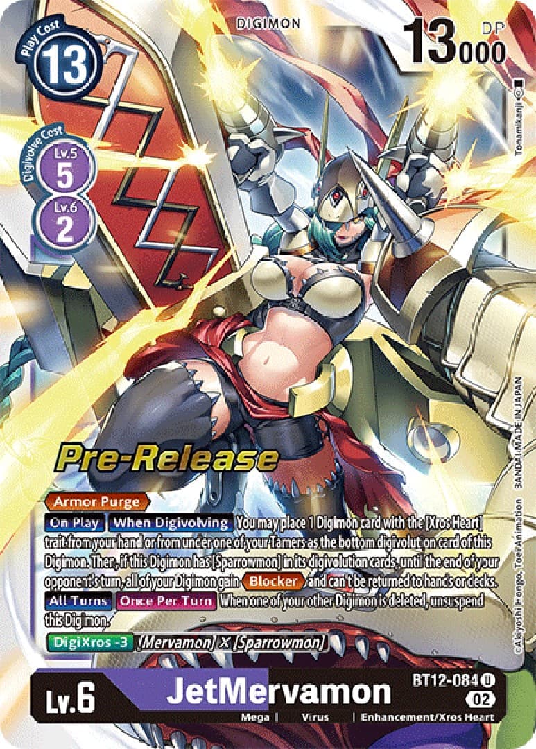 JetMervamon — Across Time Pre-Release Cards card