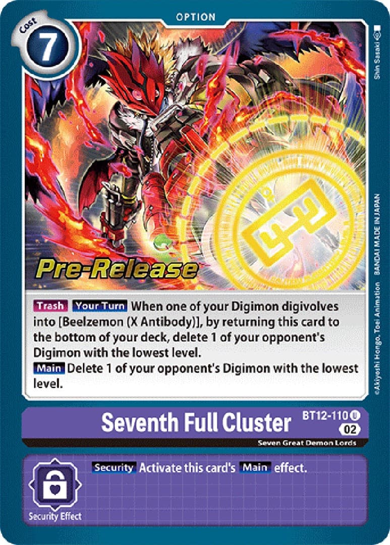 Seventh Full Cluster — Across Time Pre-Release Cards card
