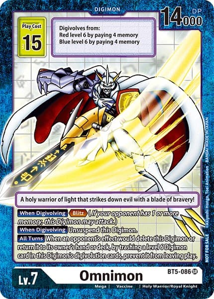 Omnimon (Across Time Box Promo) — Battle of Omni card