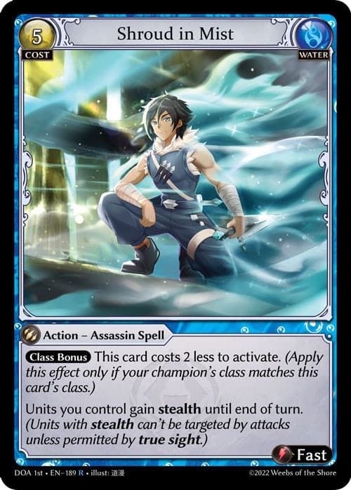 Shroud in Mist — Dawn of Ashes 1st Edition card