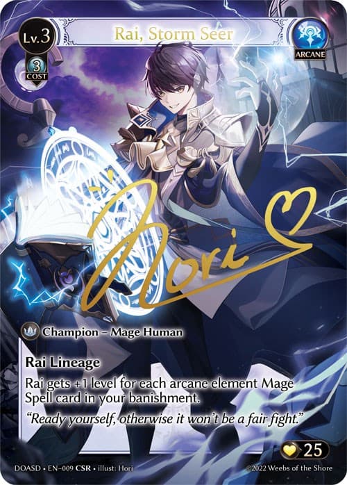 Rai, Storm Seer (CSR) — Dawn of Ashes Starter Decks card