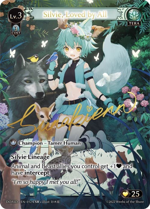 Silvie, Loved by All (CSR) — Dawn of Ashes Starter Decks card