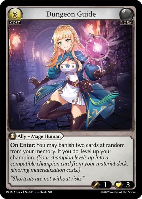 Dungeon Guide — Dawn of Ashes Alter Edition card