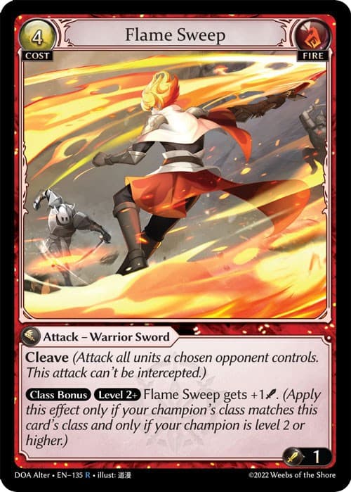 Flame Sweep — Dawn of Ashes Alter Edition card