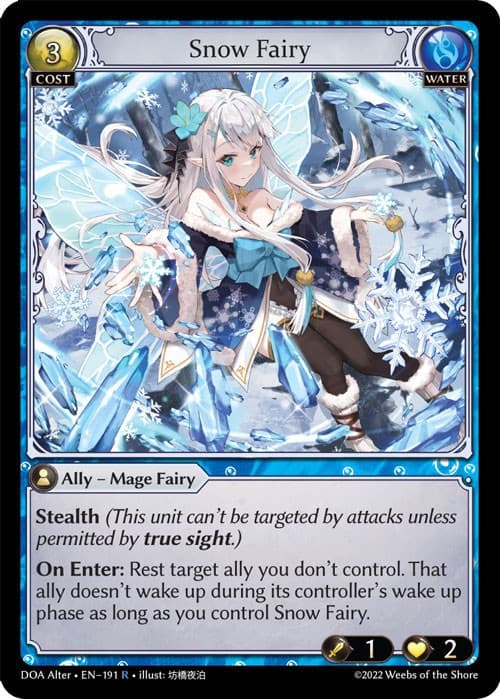 Snow Fairy — Dawn of Ashes Alter Edition card