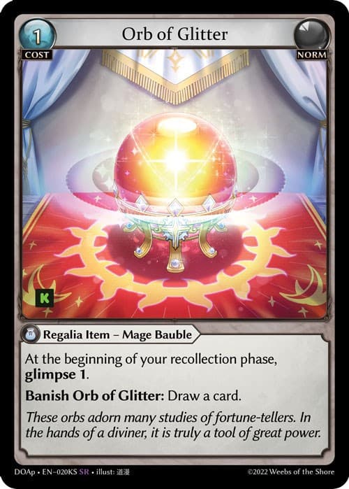Orb of Glitter — Dawn of Ashes Prelude card