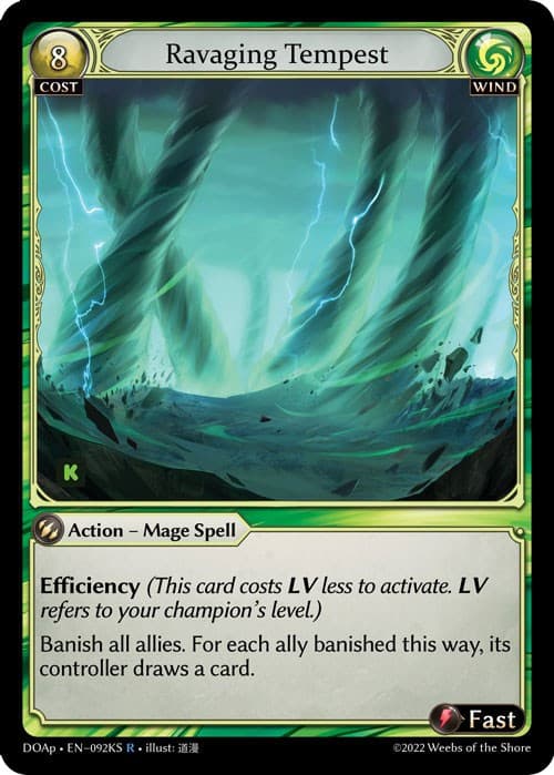 Ravaging Tempest — Dawn of Ashes Prelude card