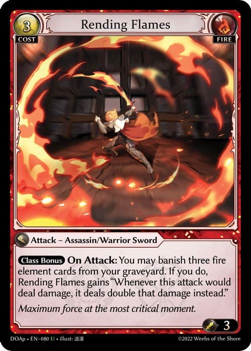 Rending Flames — Dawn of Ashes Prelude card