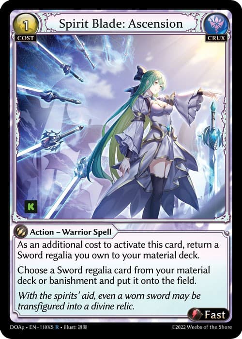 Spirit Blade: Ascension (KS) — Dawn of Ashes Prelude card