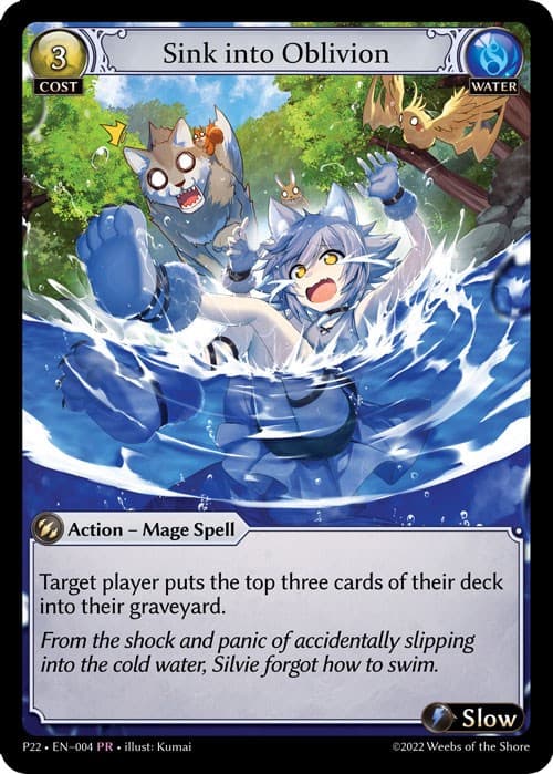 Sink into Oblivion — Promotional Cards card