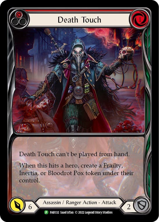 Death Touch (Red) - FAB132 — Flesh and Blood: Promo Cards card