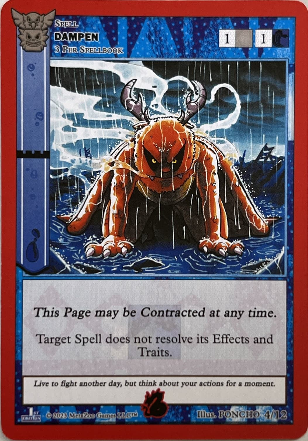 Dampen — Native: First Edition Release Event Deck card