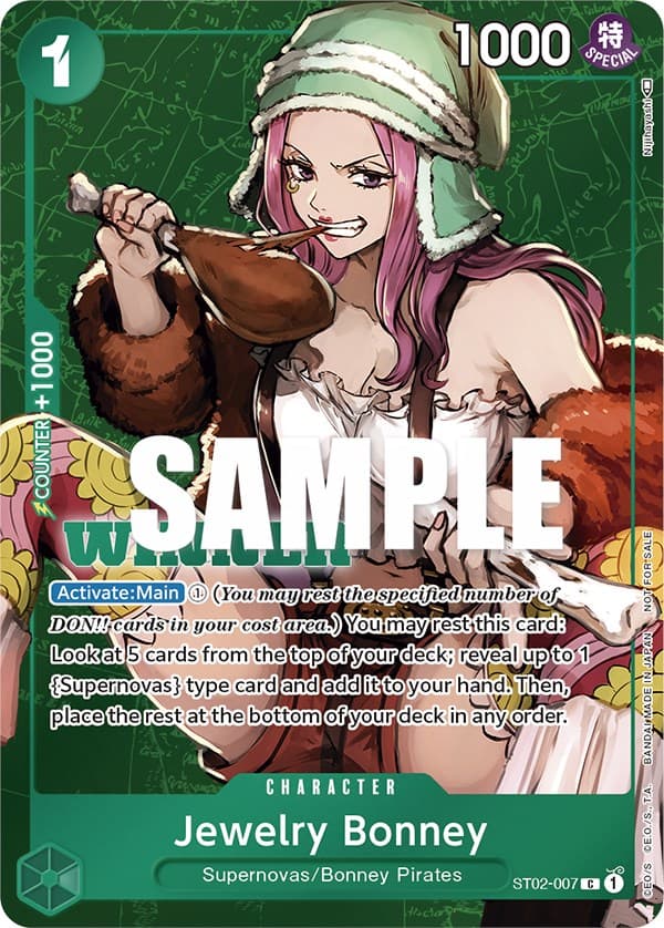 Jewelry Bonney (Tournament Pack Vol. 3) [Winner] — One Piece Promotion Cards card