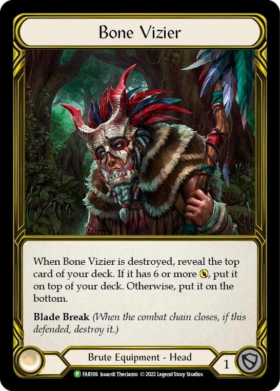 Bone Vizier (Golden) - FAB106 — Flesh and Blood: Promo Cards card
