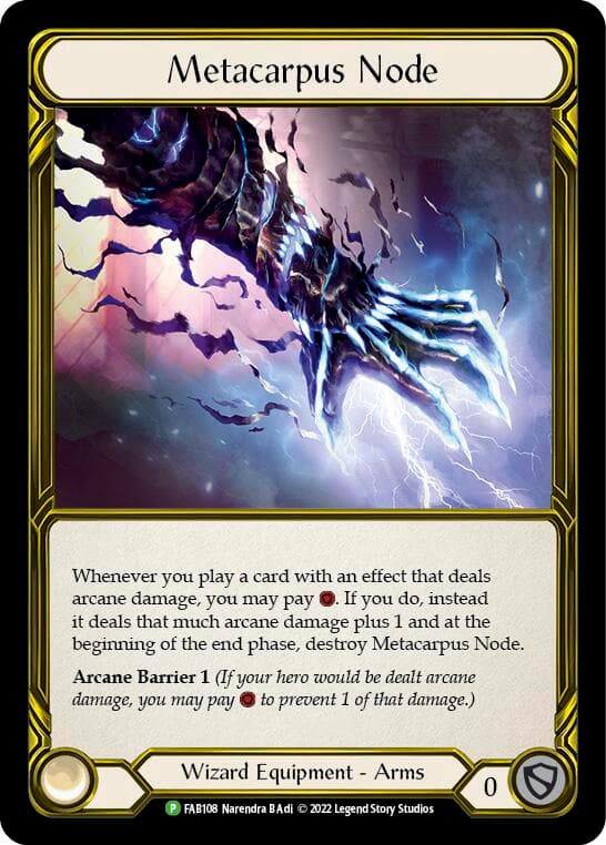Metacarpus Node (Golden) - FAB108 — Flesh and Blood: Promo Cards card