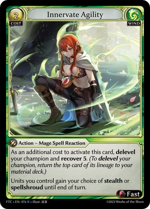 Innervate Agility — Fractured Crown card