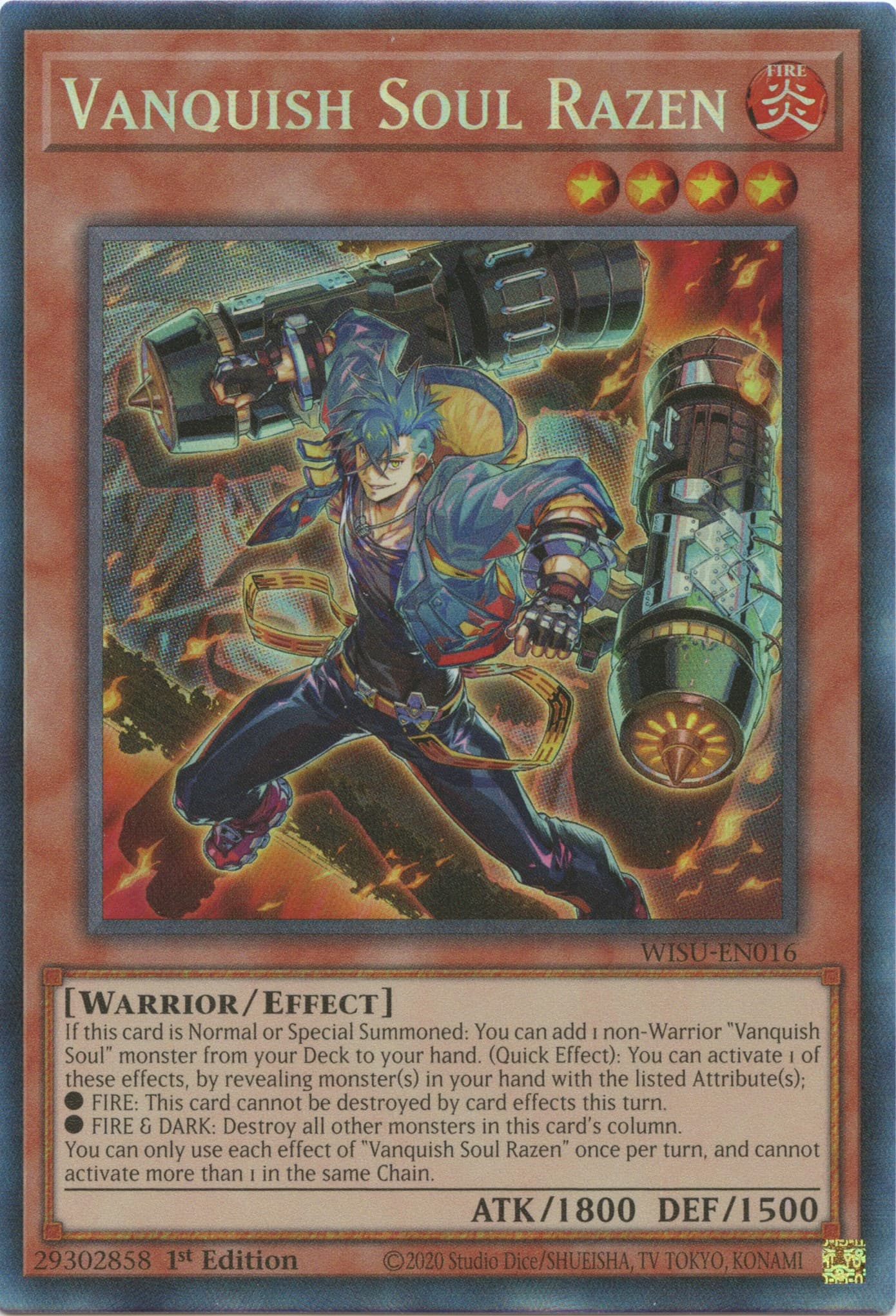 Vanquish Soul Razen (CR) — Wild Survivors card