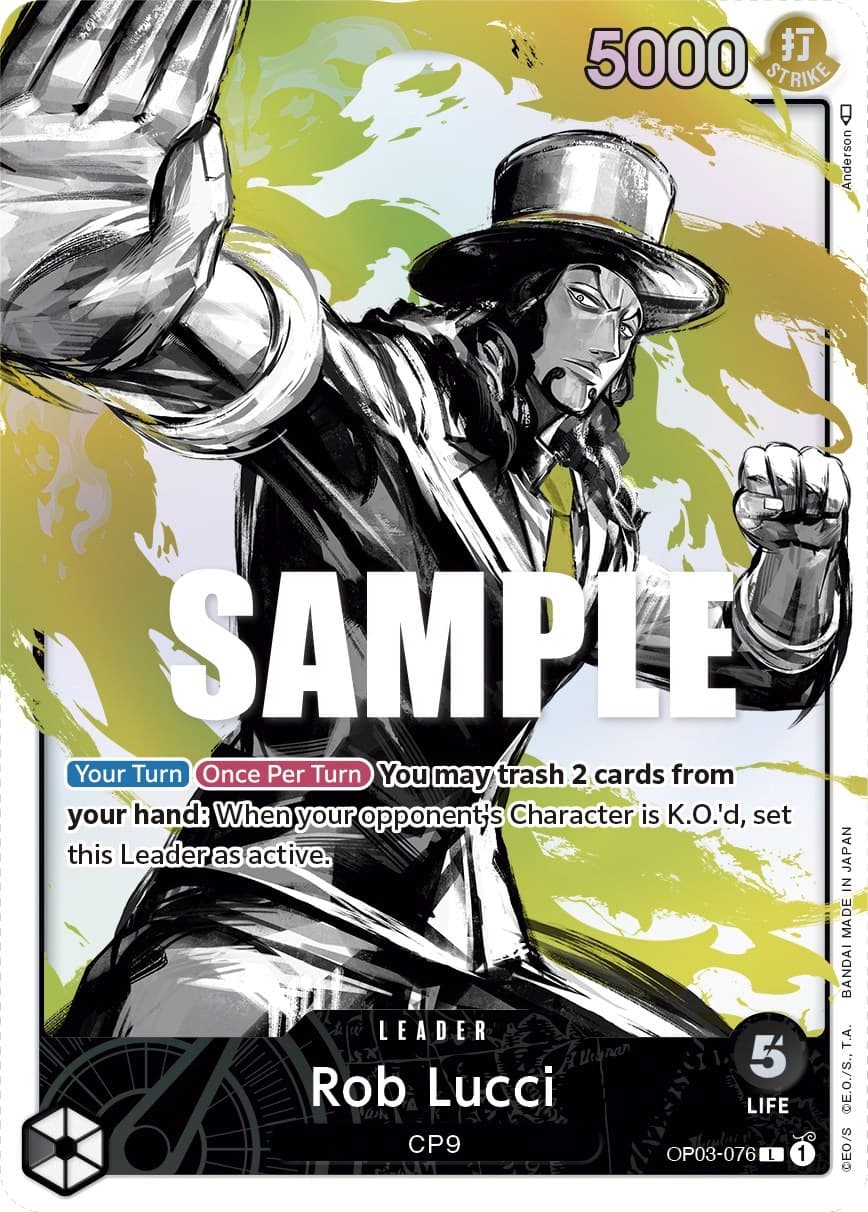Rob Lucci (076) (Alternate Art) — Pillars of Strength card
