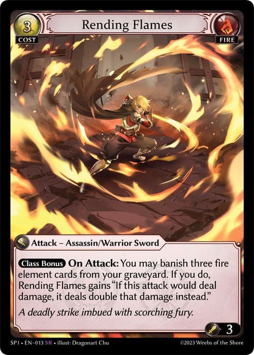 Rending Flames — Supporter Pack 1 card