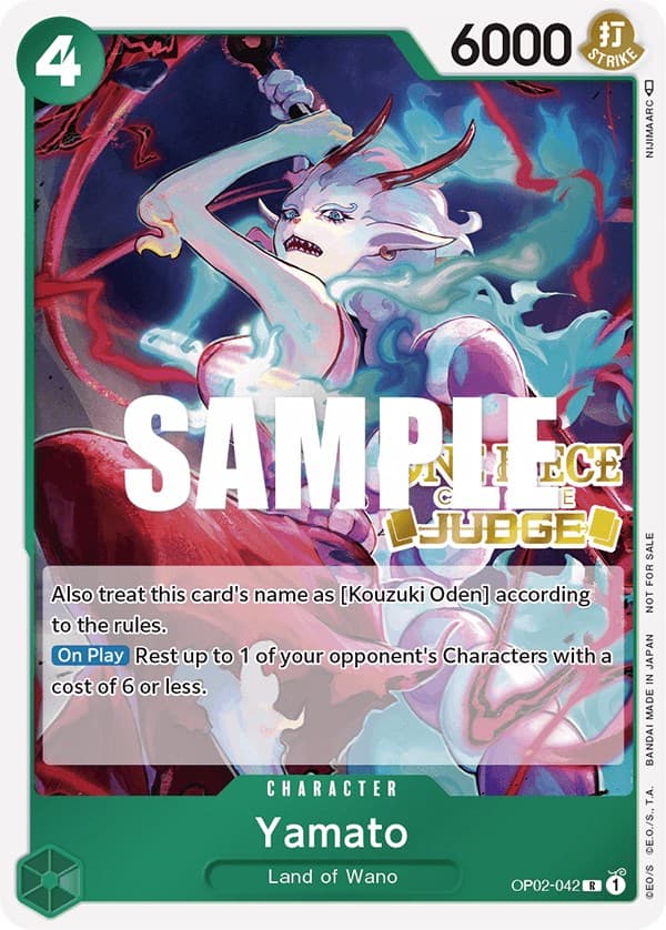 Yamato (Judge) — One Piece Promotion Cards card