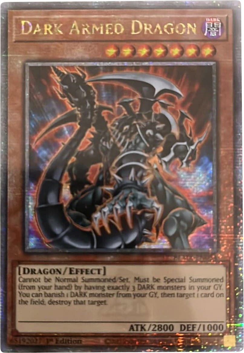 Dark Armed Dragon (Quarter Century Secret Rare) — Battles of Legend: Monstrous Revenge card