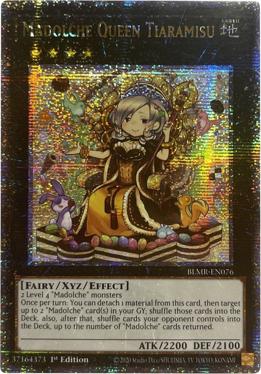 Madolche Queen Tiaramisu (Quarter Century Secret Rare) — Battles of Legend: Monstrous Revenge card