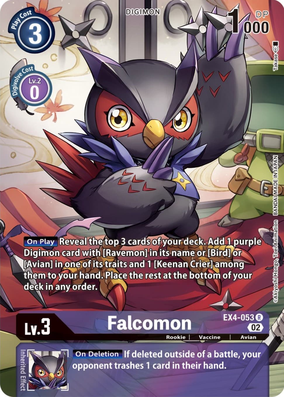 Falcomon (Alternate Art) — Alternative Being Booster card