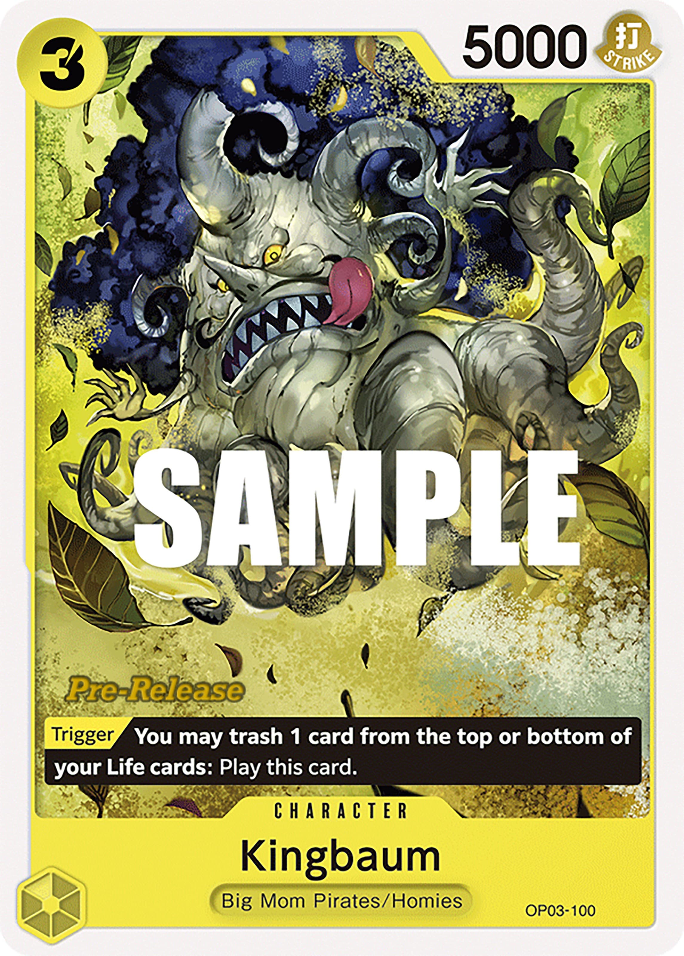 Kingbaum — Pillars of Strength Pre-Release Cards card